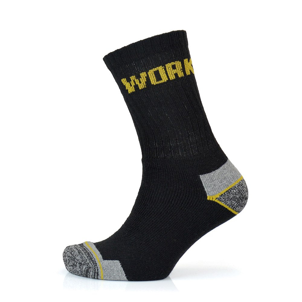 Men's Work Socks 3 Pairs Hard Wearing Heavy Duty Mega Cotton Worker Size 7-11 Men's Work Socks 3 Pairs Hard Wearing Heavy Duty Mega Cotton Worker Size 7-11